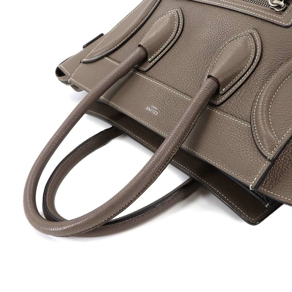 CELINE Brown Leather Bag - Picture 6 of 10